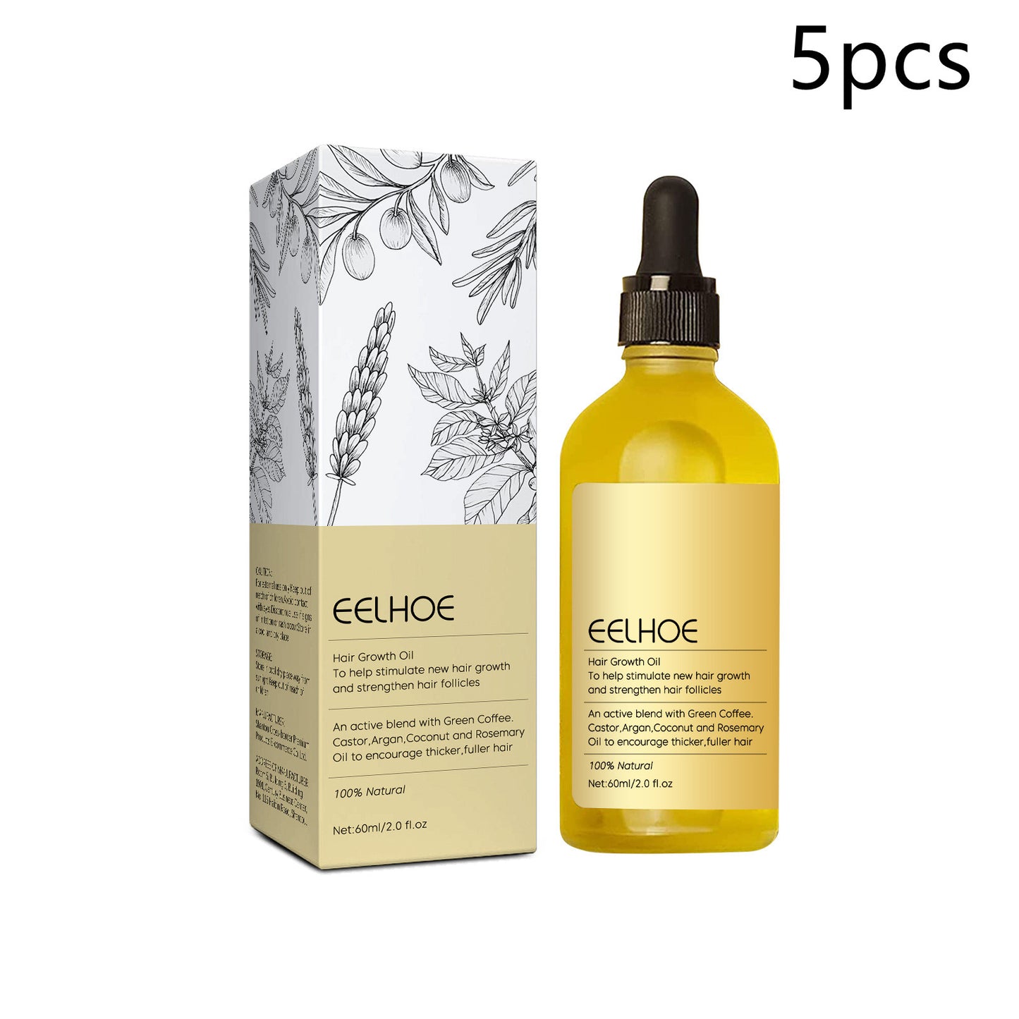 Rosemary Dense Hair Essential Oil Repair Damage Anti-Drop Soft