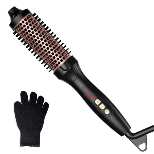 Thermal Brush One-Step Hot Air Brush&Volumizer Hair Curler Straightener Hair Styling Brush Professional Curling Iron Heated